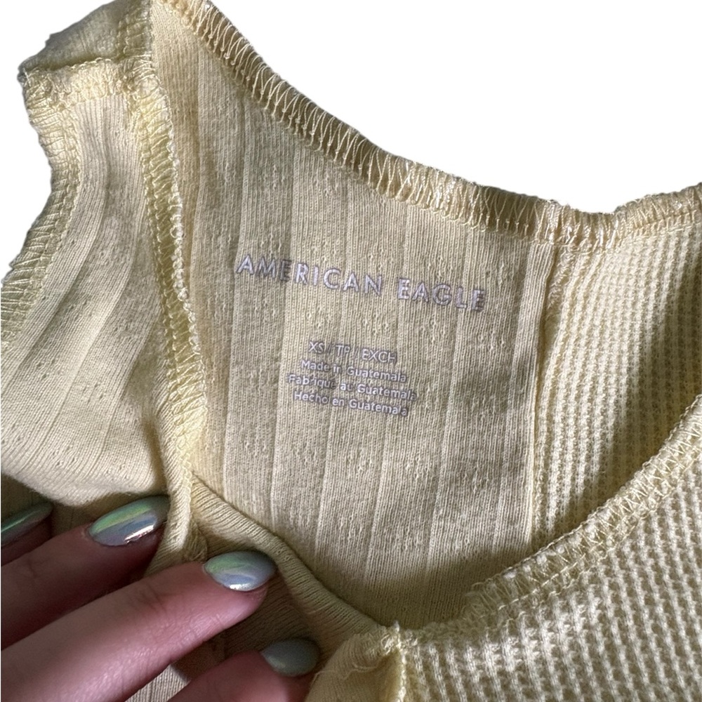 🌻 AE | Yellow High Neck Tank Top - Picture 8 of 9